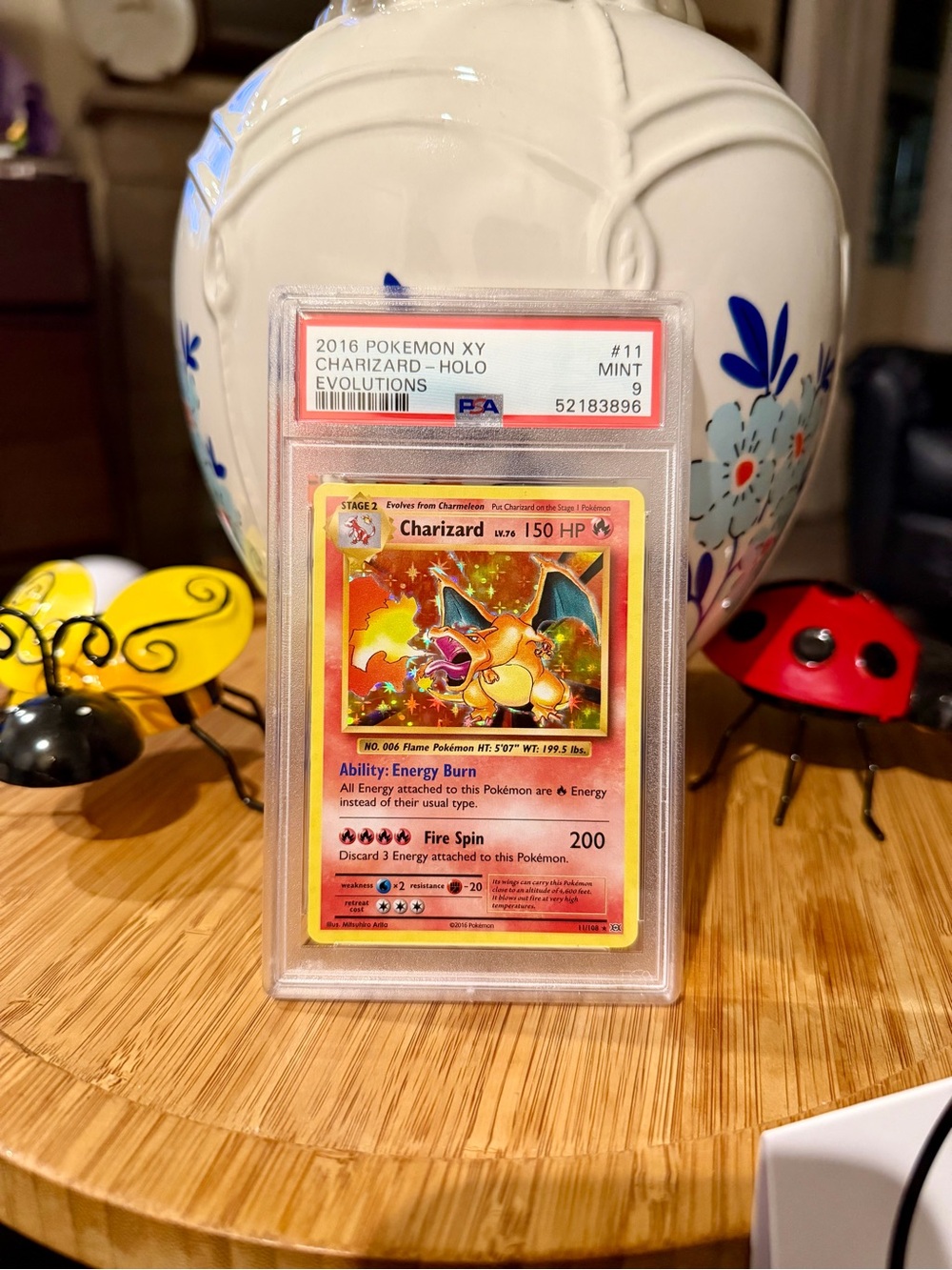 Pokemon XY evolutions 11/108 Charizard-Holo rare PSA 9 Mint 2016 - Picture 3 of 8